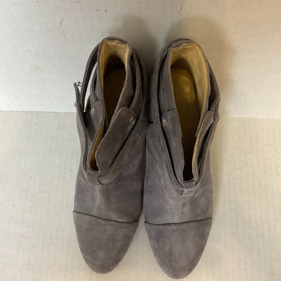 Rag & Bone Booties 38 Gray Block Heel - Picture 2 of 9